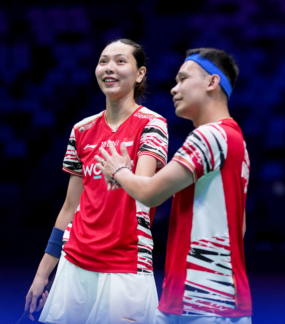 关于印尼羽毛球队轻取马来西亚羽毛球队，马琳送出助攻的信息