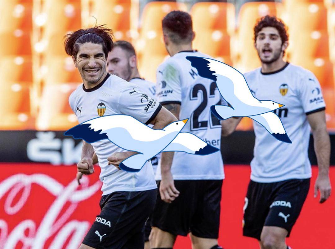 包含瓦伦西亚客场不敌对手，遭遇连败的词条